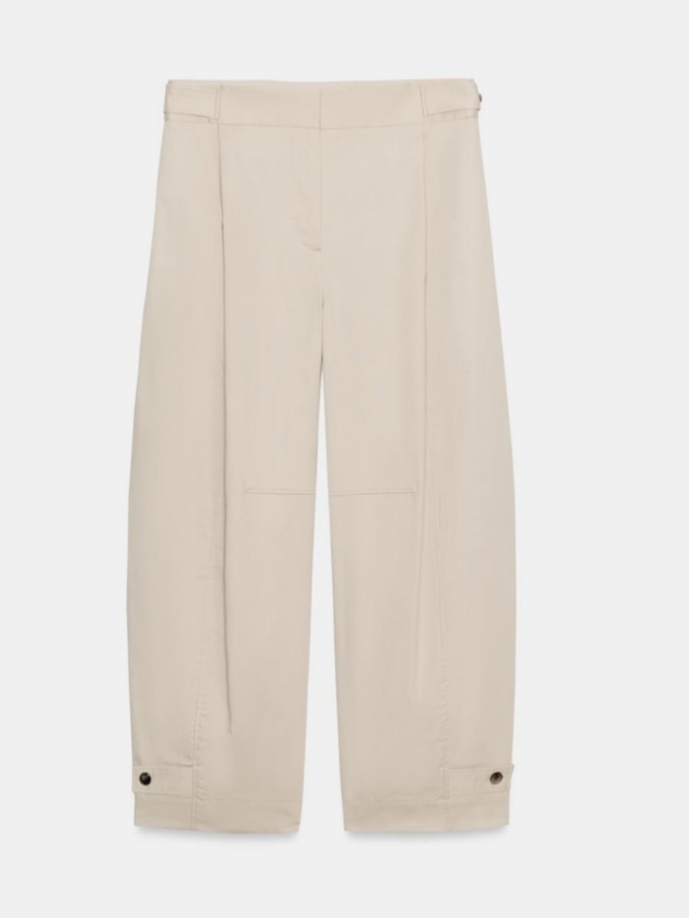 Zara NWT barrel pants with adjustable hem 4043/042 Medium - Picture 2 of 4